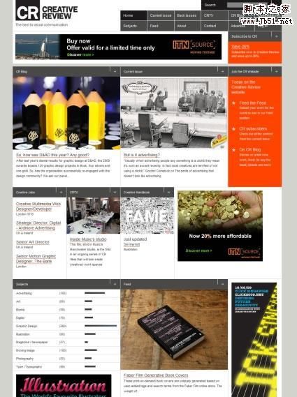 新闻风格网站设计实例25个