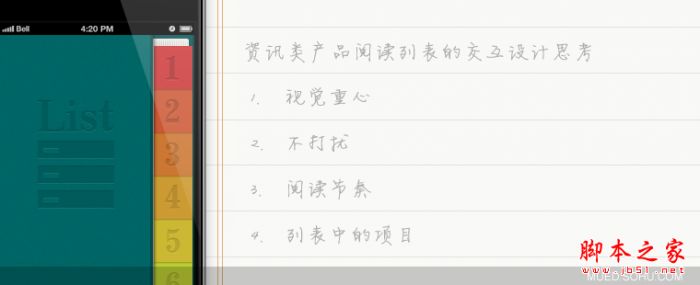 资讯类产品阅读列表的交互设计思考与经验分享