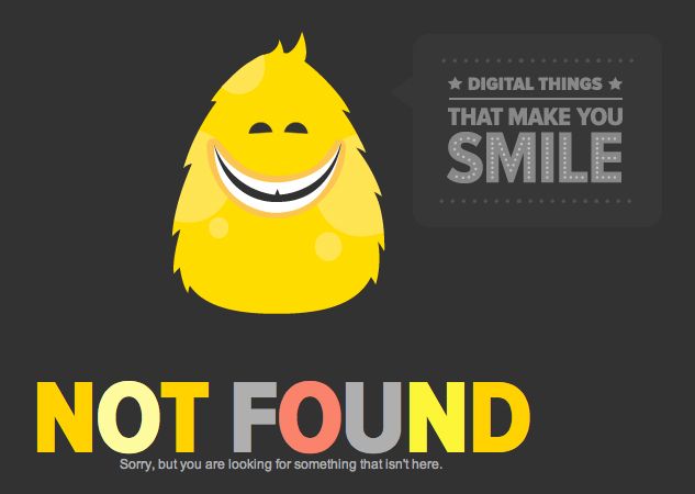 史上最有创意的404页面设计有效改善网站用户体验