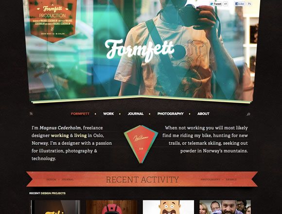 20个国外优秀的网页色彩搭配案例分享