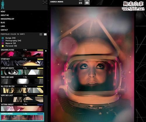 个性化创意鲜明的网站设计实例(30个)