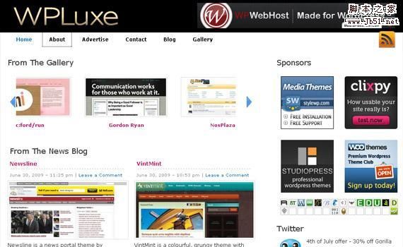 设计参考 WordPress建站成功案例