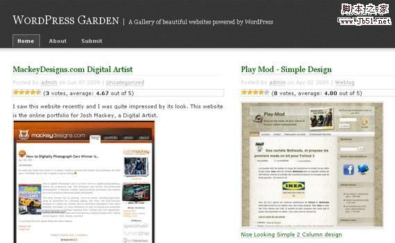 设计参考 WordPress建站成功案例