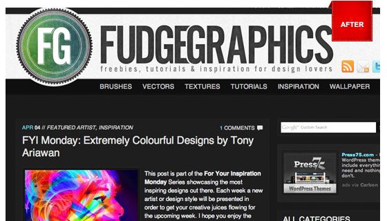 28个经过重新设计的著名博客案例全集