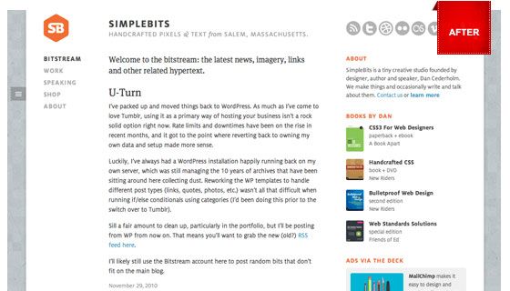 28个经过重新设计的著名博客案例全集