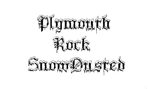 33款冰雪字体整理推荐下载(个人与商业)