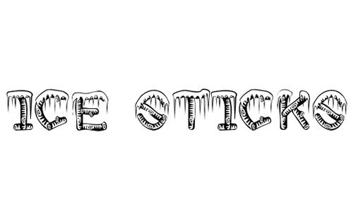 33款冰雪字体整理推荐下载(个人与商业)