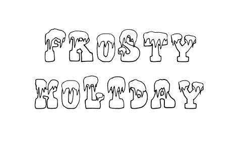 33款冰雪字体整理推荐下载(个人与商业)