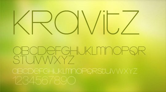 字体大宝库 50款精美的免费细英文字体资源 上篇