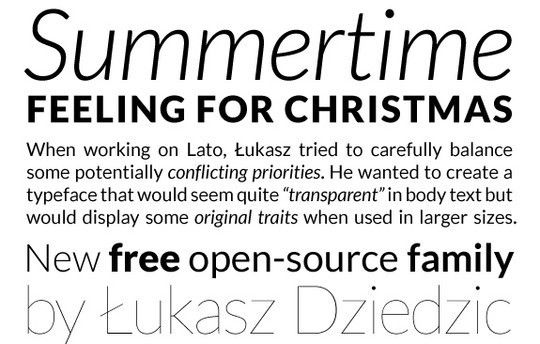 字体大宝库 50款精美的免费细英文字体资源 上篇