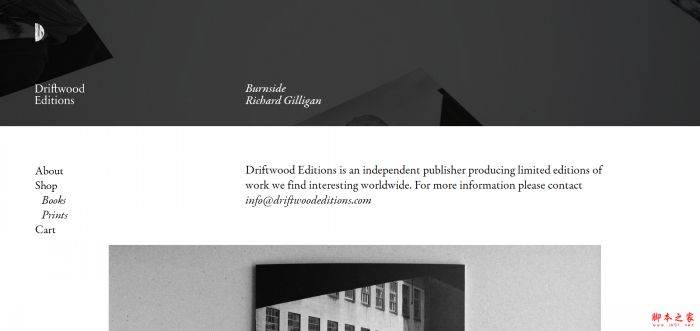 黑白灰低调大气范的网页设计欣赏