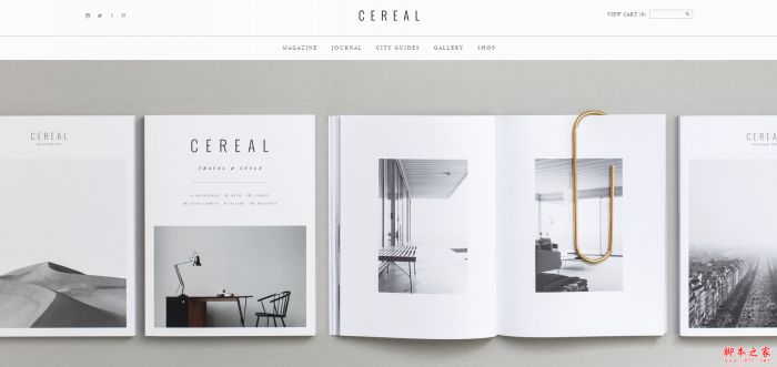 黑白灰低调大气范的网页设计欣赏