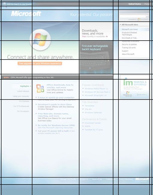 网页的栅格设计思考