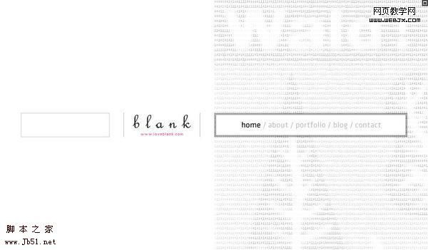 极尽简约的网站设计实例