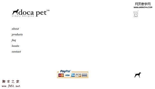 极尽简约的网站设计实例