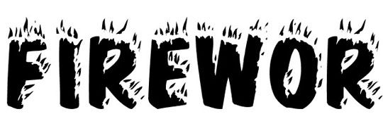 分享16款燃烧的火焰效果英文字体大宝库