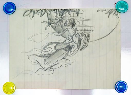 阿里巴巴中秋logo结合网页的设计过程