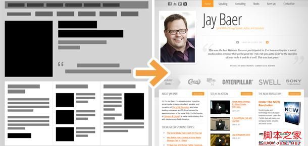 使用Photoshop 制作网页线框图简单实用
