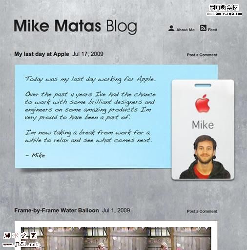 设计参考 漂亮和原创的博客设计