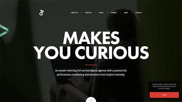 超大字体排版的40个网页设计欣赏