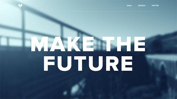 超大字体排版的40个网页设计欣赏