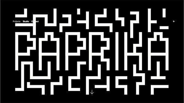 超大字体排版的40个网页设计欣赏