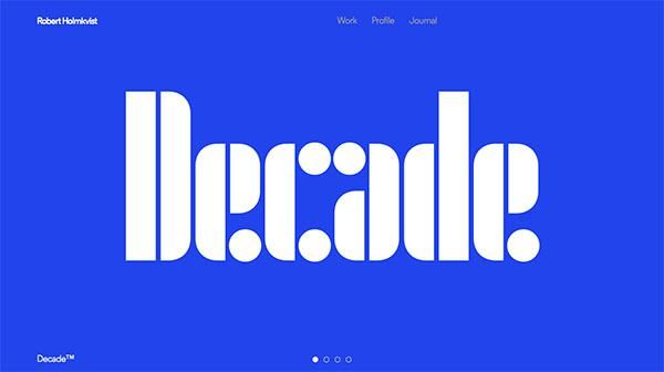 超大字体排版的40个网页设计欣赏