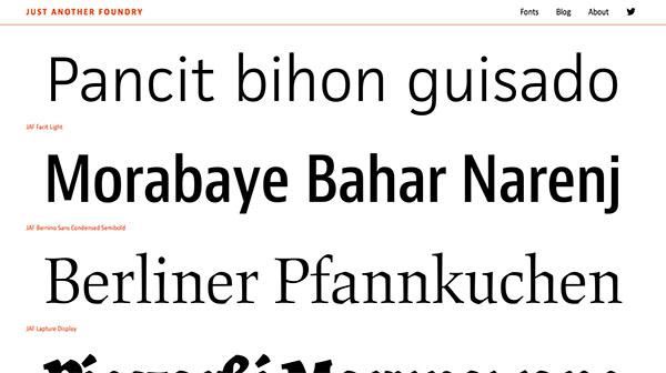 超大字体排版的40个网页设计欣赏