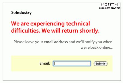 网站维护页面的列表制作技巧
