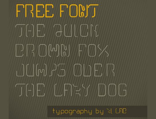 字体大宝库 50款精美的免费细英文字体资源 下篇