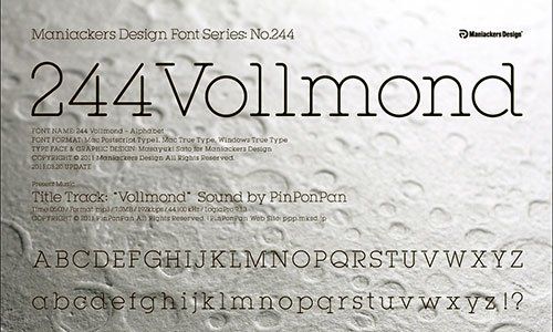 最新36款高质量免费英文字体分享