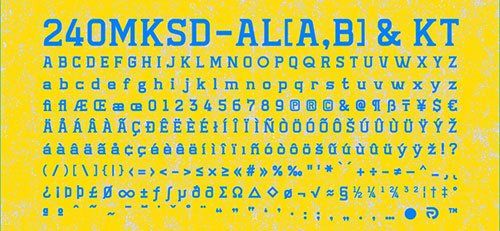 最新36款高质量免费英文字体分享