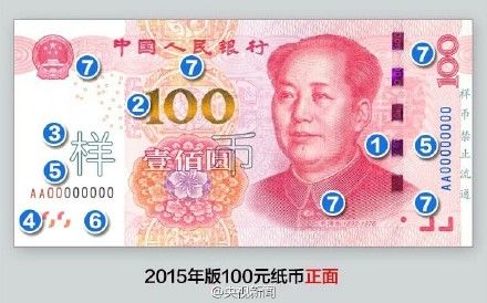 新版100元人民币什么时候发行？新版100元人民币尺寸图片