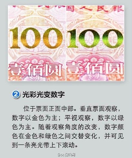 新版100元人民币什么时候发行？新版100元人民币尺寸图片
