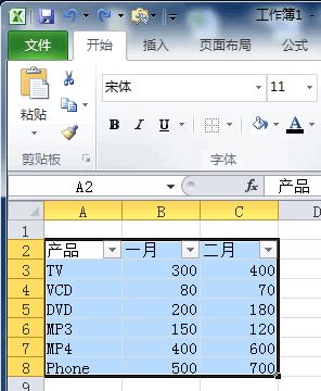Excel 2010教程：表格格式命令轻松实现隔行着色