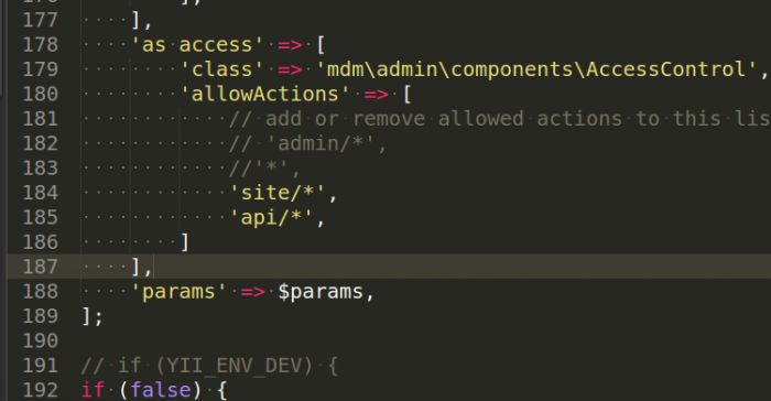 深入浅析Yii admin的权限控制