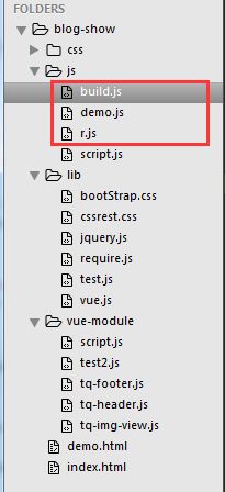 require.js 加载 vue组件 r.js 合并压缩的实例