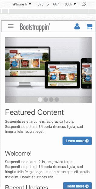 Bootstrap企业网站实战项目4