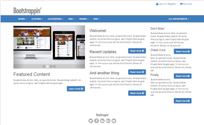 Bootstrap企业网站实战项目4