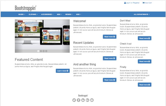 Bootstrap企业网站实战项目4