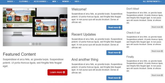 Bootstrap企业网站实战项目4
