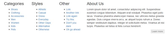 Bootstrap企业网站实战项目4