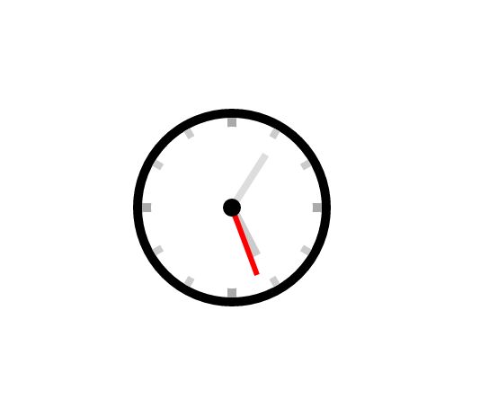 js+css3制作时钟特效