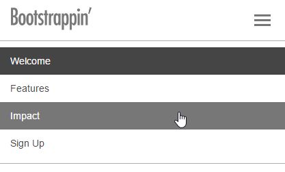 Bootstrap 网站实例之单页营销网站