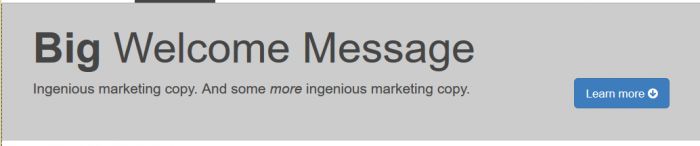 Bootstrap 网站实例之单页营销网站