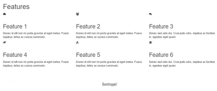 Bootstrap 网站实例之单页营销网站