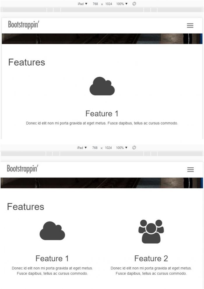 Bootstrap 网站实例之单页营销网站