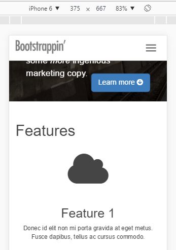 Bootstrap 网站实例之单页营销网站