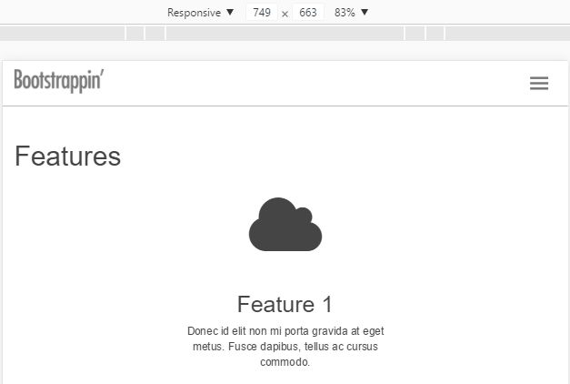 Bootstrap 网站实例之单页营销网站