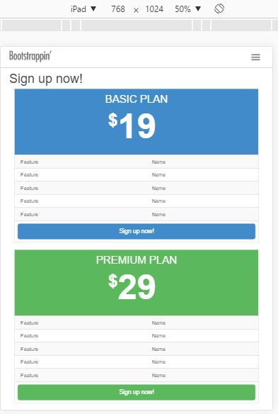 Bootstrap 网站实例之单页营销网站